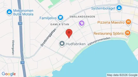 Apartments for rent i Motala - kort over placeringen