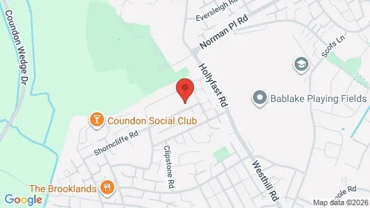 Apartments for rent i Coventry - West Midlands - kort over placeringen