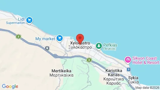 Apartments for rent in Xylokastro-Evrostina - Photo from Google Street View