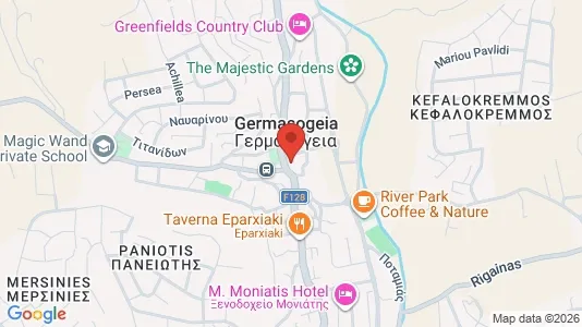 Apartments for rent i Germasogeia - kort over placeringen