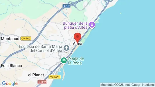 Houses for rent in Altea - Photo from Google Street View
