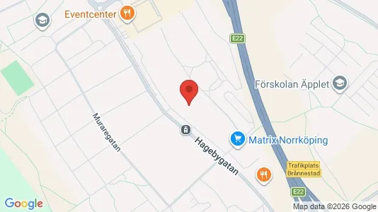 Apartments for rent i Norrköping - kort over placeringen