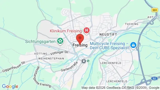 Apartments for rent in Freising (Disctrict) - Photo from Google Street View