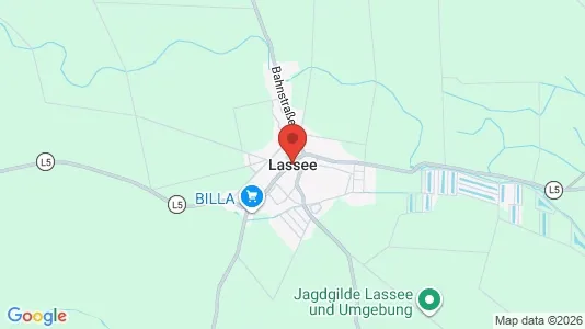 Apartments for rent i Lassee - kort over placeringen