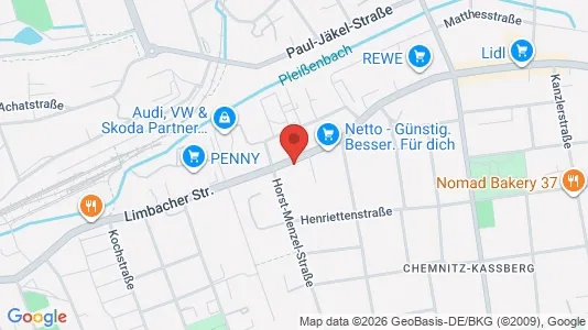 Apartments for rent in Chemnitz - Photo from Google Street View