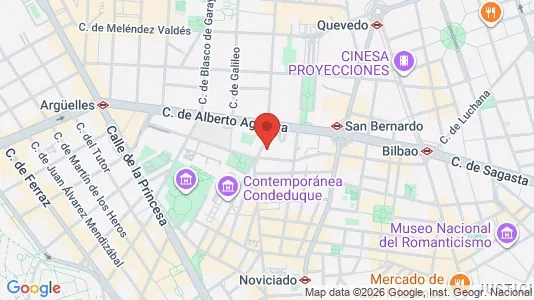 Apartments for rent i Madrid Centro - kort over placeringen