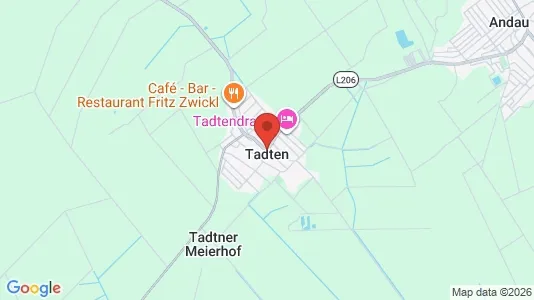 Apartments for rent i Tadten - kort over placeringen