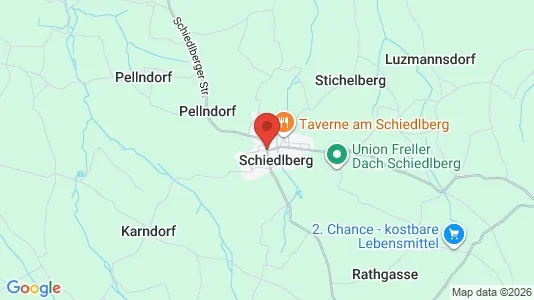 Apartments for rent i Schiedlberg - kort over placeringen