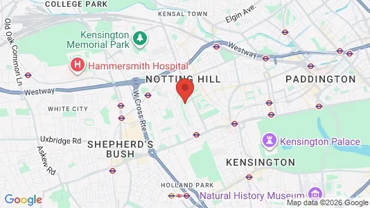 Apartments for rent i London W11 - kort over placeringen