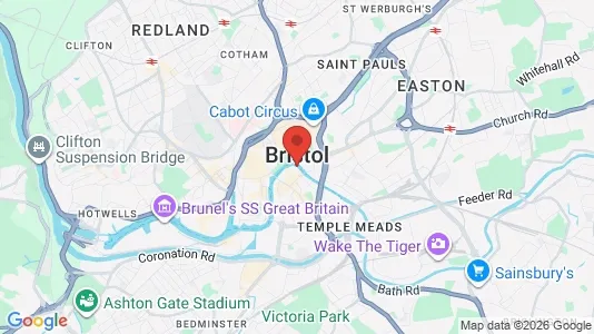 Apartments for rent i Bristol - Avon - kort over placeringen