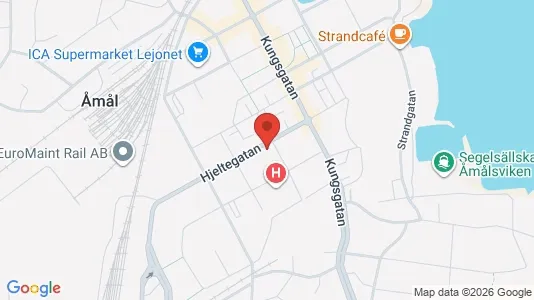 Apartments for rent i Åmål - kort over placeringen