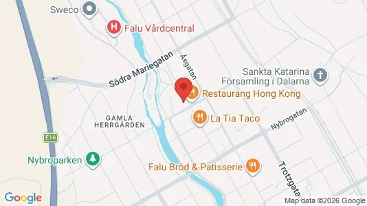 Apartments for rent i Falun - kort over placeringen