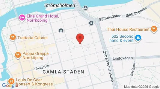 Apartments for rent i Norrköping - kort over placeringen