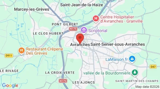 Apartments for rent in Avranches - Photo from Google Street View