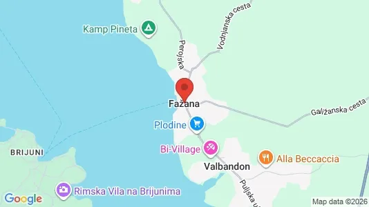 Apartments for rent in Fažana - Photo from Google Street View
