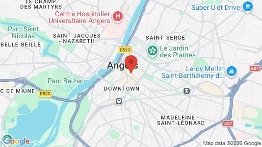 Apartments for rent in Angers - Photo from Google Street View