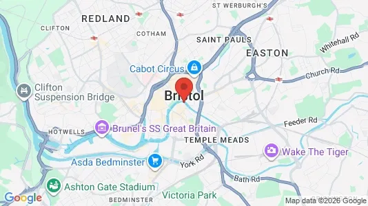 Apartments for rent i Bristol - Avon - kort over placeringen