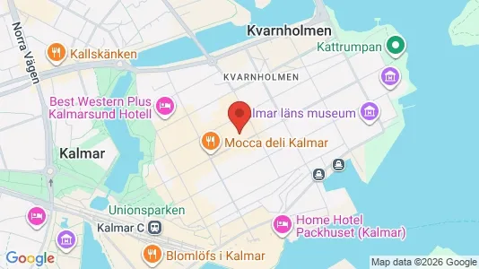 Apartments for rent i Kalmar - kort over placeringen