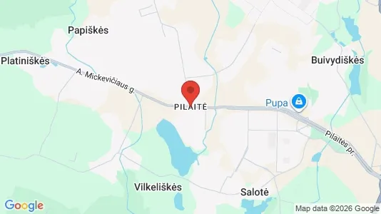 Houses for rent i Vilnius Pilaitė - kort over placeringen