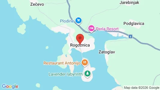 Houses for rent i Rogoznica - kort over placeringen