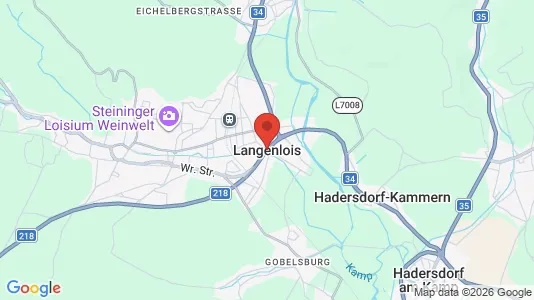 Apartments for rent i Langenlois - kort over placeringen