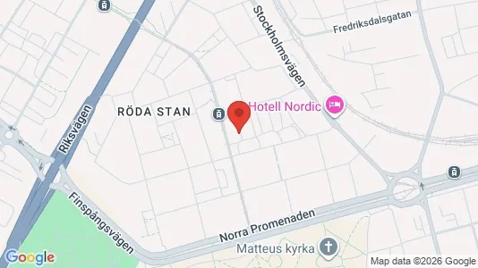 Apartments for rent i Norrköping - kort over placeringen