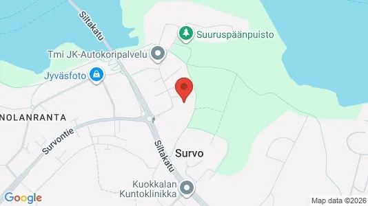 Apartments for rent i Jyväskylä - kort over placeringen