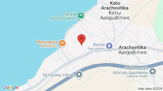 Apartments for rent i Patras - kort over placeringen