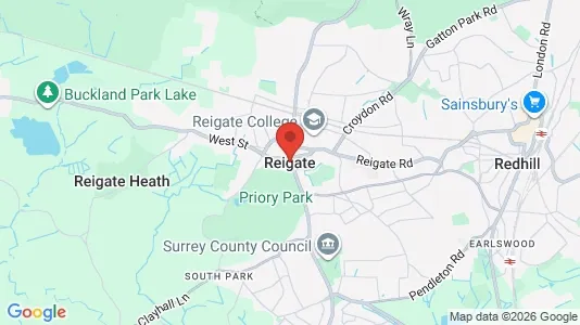 Apartments for rent i Reigate - Surrey - kort over placeringen
