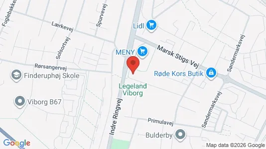 Apartments for rent i Viborg - kort over placeringen