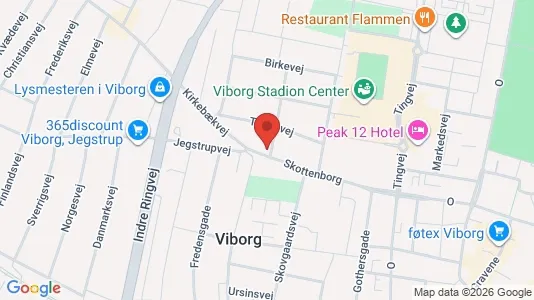 Apartments for rent i Viborg - kort over placeringen