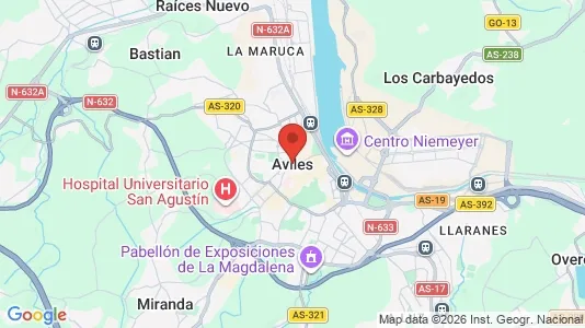 Apartments for rent in Avilés - Photo from Google Street View