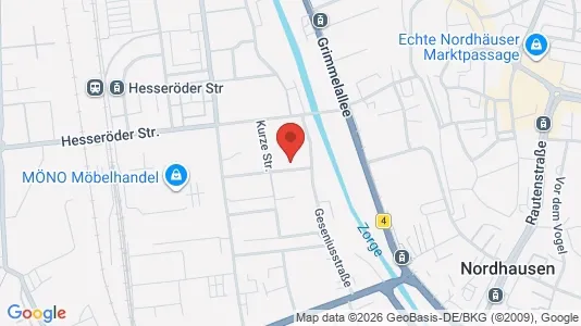 Apartments for rent in Nordhausen - Photo from Google Street View