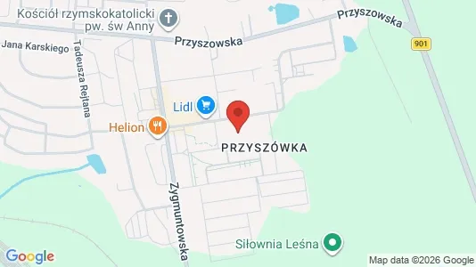 Apartments for rent i Gliwice - kort over placeringen