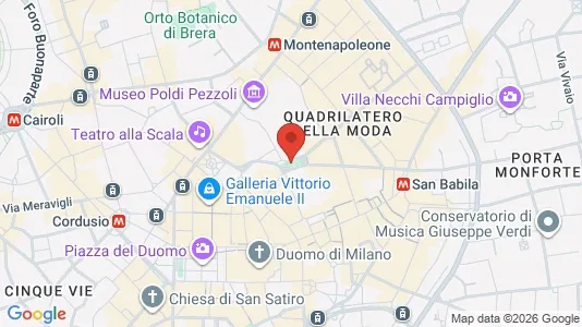 Apartments for rent i Milano Zona 1 - Centro storico - kort over placeringen