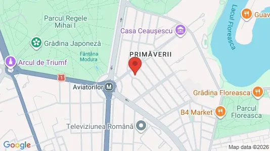 Apartments for rent i Bucharest - Sectorul 1 - kort over placeringen
