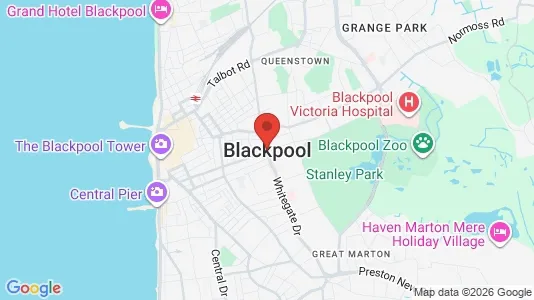 Apartments for rent in Blackpool - Lancashire - Photo from Google Street View