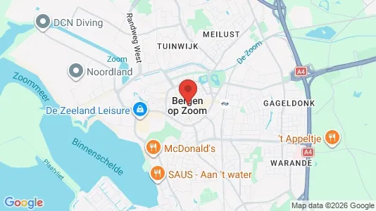 Apartments for rent i Bergen op Zoom - kort over placeringen