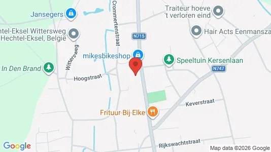 Apartments for rent i Hechtel-Eksel - kort over placeringen