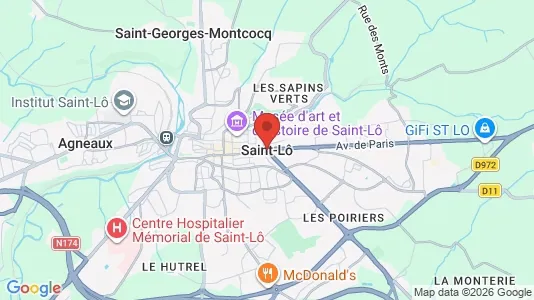Apartments for rent in Saint-Lô - Photo from Google Street View