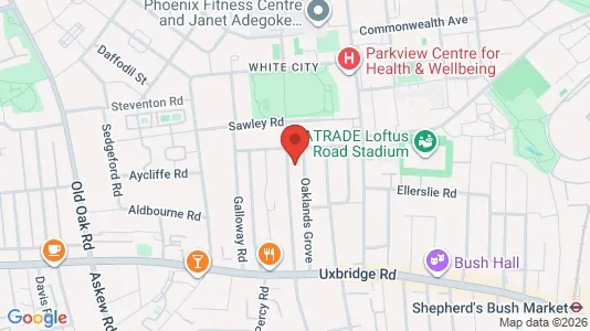 Rooms for rent in London W12 - Photo from Google Street View