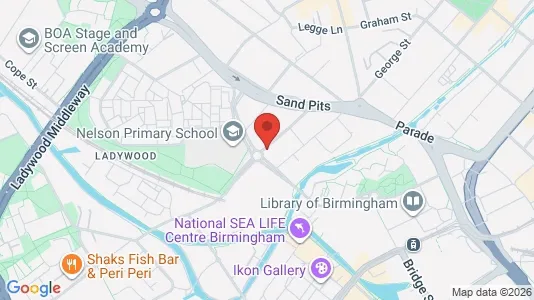 Apartments for rent in Birmingham - West Midlands - Photo from Google Street View