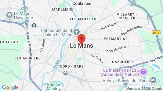 Apartments for rent in Le Mans - Photo from Google Street View