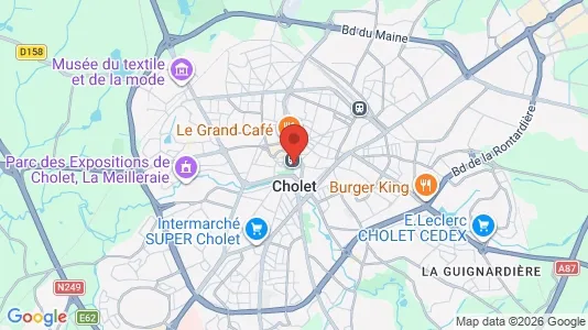 Apartments for rent in Cholet - Photo from Google Street View