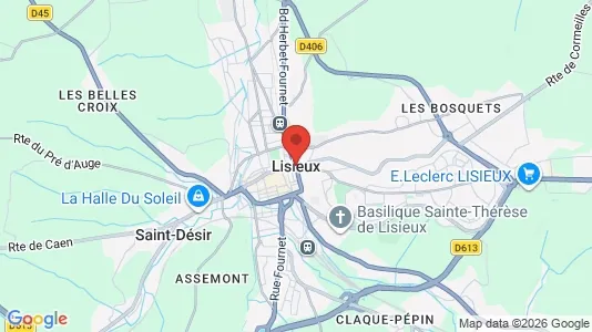 Apartments for rent in Lisieux - Photo from Google Street View