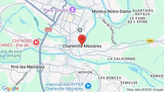 Apartments for rent in Charleville-Mézières - Photo from Google Street View