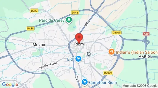 Apartments for rent in Riom - Photo from Google Street View