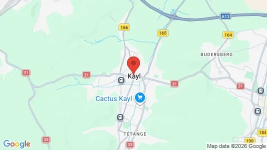 Apartments for rent i Kayl - kort over placeringen