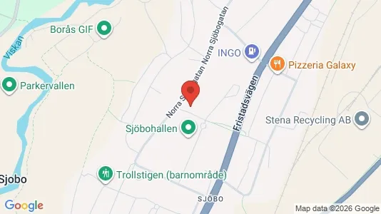 Apartments for rent i Borås - kort over placeringen