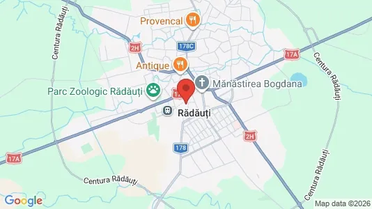 Houses for rent i Rădăuţi - kort over placeringen